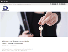 Tablet Screenshot of kbnationalresearch.com